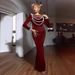 Women's Clothing Bead Bubble Beads Sexy Backless Dress_ecoleips.com