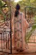 Women's Rayon Geometric Print Loose Beach Cover-Up Sun Protection Kimono Swimwear Bikini Wrap S/M/L (Free Size)_ecoleips.com