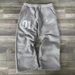 Unisex Letter Print Sweatpants - Elastic Waist Loose Fit Joggers For Men & Women, Trendy Streetwear Fashion_ecoleips.com
