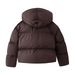 Women's Detachable Scarf Hooded Puffer Coat –Winter Fashion, Warm Quilted Jacket For Streetwear & Travel_ecoleips.com