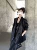 Black Satin Blazer For Women, New Style, Elegant Ladylike, Casual And Loose-fitting Top_ecoleips.com