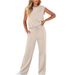2026 New Spring's Clothing European And American Cross-Border Casual Fashion Solid Color Long Pants Sports Set For_ecoleips.com
