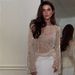 European And American Personality Hot Girl Socialite Style Sequin Decorated Knitted Sweater Slim Fit Long Sleeve Top_ecoleips.com