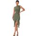 2025 Sleeveless Waist Slimming Backless Dress for Women Fashionable Pure Alluring Design for Foreign Trade Europe And America_ecoleips.com