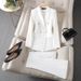 Women's Clothing Spring And Autumn Professional Suits Interview Suits Work Clothes Jackets_ecoleips.com