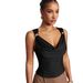 Summer Women's Slim Fit Ruffled Neck Vest Metal Buckle Style Top Sleeveless Side Pleats_ecoleips.com
