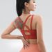 Women's Clothing One-piece Fixed Cup Sports Underwear Shockproof High Strength Running Fitness Bra Yoga Vest_ecoleips.com