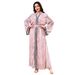 Women's Clothing Muslim Robes Long Skirts New Fashion Diamond Dress Abaya_ecoleips.com
