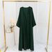 New Muslim Sleeve Long Dress Women's Cardigan Abaya Durable Robe For Women_ecoleips.com