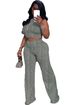 Women's Sleeveless Printed Top & Wide-Leg Pants Set – Floral Summer Two-Piece Outfit, Casual Boho Chic Loungewear_ecoleips.com