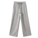 Air Layer Straight Wide-Leg Pants For Women, Autumn And Winter New Simple Fashion Drawstring Versatile Casual Sports_ecoleips.com