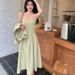 M-5XL Plus Size For Slightly Plump Women, New Summer Dress, Two-Piece With A High-End Look And Slimming Effect, Strap_ecoleips.com