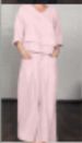 Women's Clothing Solid Color Round Neck Long Sleeved Casual Tops Mid Waist Pocket Straight Pants Two Piece Set_ecoleips.com