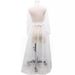 Women's Clothing Summer White See Through Deep V Mesh Skirt_ecoleips.com