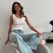 Women's Clothing Bow Embroidery Solid Color Versatile Slim Fit Inner Wear Niche Vest Summer New Tops_ecoleips.com