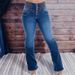 Women's Clothing New High Waist Slim Fit Elastic Button Row Women's Flared Denim Trousers_ecoleips.com