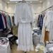 25 Summer European Women's Drawstring Neck Hollow Embroidery Top Loose Slimming Elegant Vacation Style Skirt Set_ecoleips.com