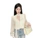 18YX6686 European And American 2026 Cross-border Foreign Trade Wholesale French Lace Elegant Design Long-sleeve Base_ecoleips.com