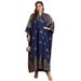 Muslim Hot Stamping Dress Large Size Women's Long Robe_ecoleips.com