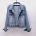 In Stock 2026 Spring And Autumn New Korean Style Denim Jacket Women, Long Sleeve Hooded Jacket, Short Coat For Students_ecoleips.com
