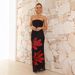 2025 Spring Summer European And American Women's Fashion High-end Strapless Backless Hot Girl Slim Fit Positioning_ecoleips.com