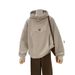 High-end Super Stylish Purple Hooded Sweatshirt Women, Autumn Winter, Fleece-lined And Thickened, Casual Style, Popular_ecoleips.com