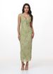 Women’s Low-Cut Floral Print Slit Dress – Sexy Vacation Mini Dress, Retro & Bodycon Strap Dress_ecoleips.com