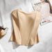 Aria Basics Aria Basics Spicy Girl Fishbone Top Women's European And American Hot Fashion Trend Waist Slimming Strapless Camisole_ecoleips.com