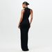 2024 Summer New European And American Women's Fashion Solid Color Round Neck Sleeveless Strap Slim Fit_ecoleips.com