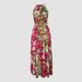 Women's Clothing Sleeveless Neckline Pleated Layered Stitching Print Dress_ecoleips.com