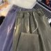 Women's Clothing Retro High Street Spring And Autumn Jeans Women's Loose Mopping Bloomers New Casual Pants Ins Trend_ecoleips.com