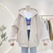New Fleece-lined Hooded Sweatshirt Women, Loose Design, High-end Feel, Niche, Slimming, Versatile, Plus-size, Casual,_ecoleips.com