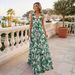 Women's Clothing American Style V Neck Floral One Piece Swimsuit New Hot Selling Item_ecoleips.com