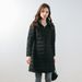 New Women's 90-fleece Solid-color Women's Clothing Hooded And Hooded Seamless Down Jacket Medium And Long Large-size Jacket_ecoleips.com
