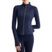 CD Women's Windproof Yoga Sports Jacket Stand Collar Long Sleeve Zipper Slim Fit Top Nude Fitness Wear For Autumn Winter_ecoleips.com