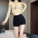 Wearing Black Shorts For Women In Spring And Summer 2026 New High Waisted Slimming Outfit Paired With Boots American Style Spicy_ecoleips.com