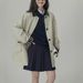 HAVERICE Restaurant Spring Rilai Xin Color Contrasting High End New Style Small Laisel Windbreaker Coat For Women_ecoleips.com