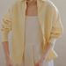 21-count Pure Women's For Spring And Autumn, High-end Linen Shirt Jacket, Cool Yellow Top, Old Money Style, Linen_ecoleips.com