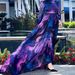 Muslim Dress Women Elegant Eastern Floral Maxi Dress - Breathable Polyester Ankle-Length Dress With Modest Fit For Women_ecoleips.com