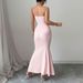Women's Clothing Suspender Dress Waist Slimming Temperament Hip Long Skirt_ecoleips.com