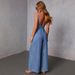 2026 Independent Site Wish European And American Women's Fashion Popular Solid Color Casual Overalls Vintage_ecoleips.com