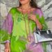 New Batwing Sleeves Loose Party Dress Ladies Elegant O-neck Swing Beach Dress 2026 Vintage Pattern Printed Vacation Long Dress_ecoleips.com
