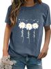 EADINVE Women Crewneck Daisy Print Short Sleeve T-Shirts Summer Faith-Hope-Love Tees Loose Fit Graphic Tops 2026_ecoleips.com