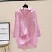 Oversized Drop-Shoulder Striped Shirt | High Manganese Washed Long Sleeve Blouse For Women Spring Collection_ecoleips.com