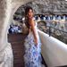 Women Fashion Chiffon Print Long Maxi Dress Elegant Fairy Style Formal Evening Party Dinner Gown Dress For Ladies_ecoleips.com