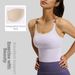 Women's Clothing Sports Bra Nude High Elasticity Summer Fitness Vest Top With Chest Pad Yoga Suspenders_ecoleips.com