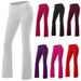 Women's Clothing Source High Waist Bell Bottom Pants High Elastic Tight Bell Bottom Trousers Women's Pants Factory Direct Sales_ecoleips.com