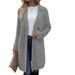 2024 Autumn Winter European And American Cross-Border New Women's Fashion Versatile Mid-Length Wool Coat Blazer_ecoleips.com