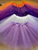 Adult Tutu Star Sequins Mesh Puff Midi Skirt Pleated_ecoleips.com