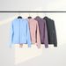 Women's Slim Fit Hooded Cardigan Sweatshirt Full Zipper Fleece Lined Casual Sports Jacket_ecoleips.com